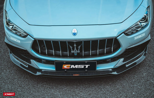 CMST Tuning Carbon Fiber Front Lip for Maserati Ghibli 2018+