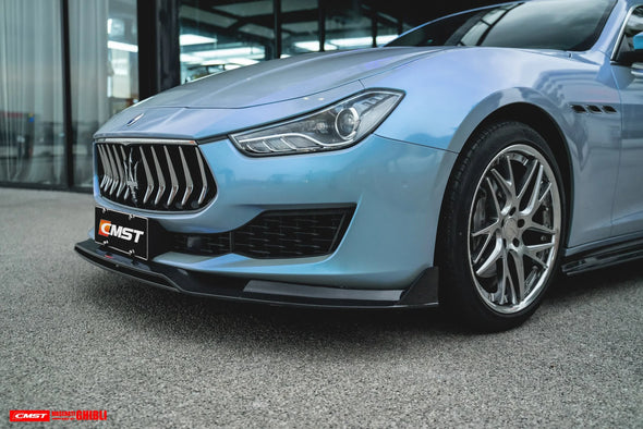 CMST Tuning Carbon Fiber Front Lip for Maserati Ghibli 2018+