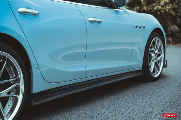 CMST Tuning Carbon Fiber Side Skirts for Maserati Ghibli 2018+