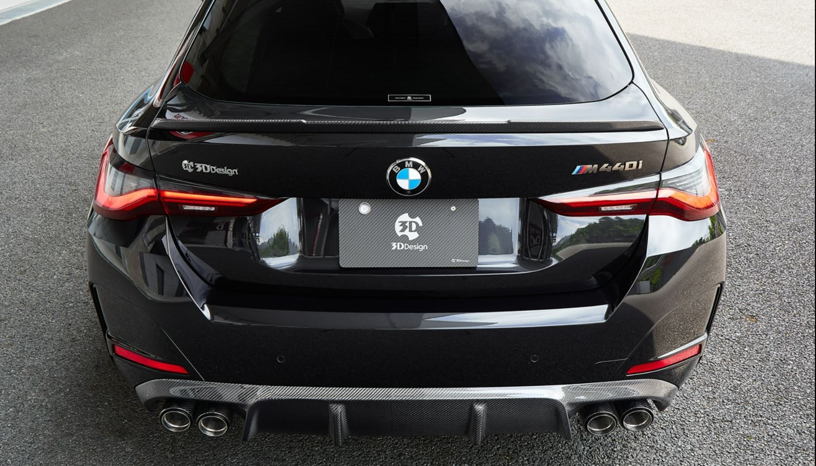 3D Design BMW 4-Series G26 2022+ Carbon Fiber Rear Diffuser – CarGym
