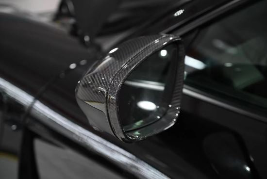 CarGym Porsche Taycan 2020+ Carbon Fiber Mirror Housing