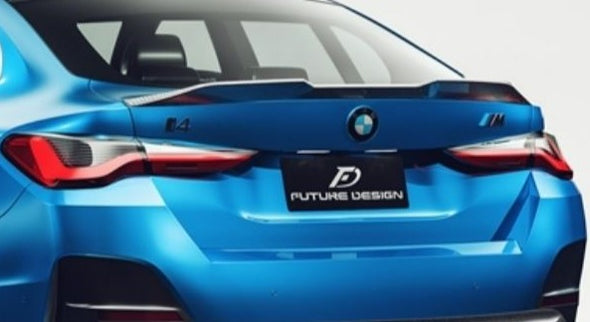 BMW i4 G26 2022+ Carbon Fiber Rear Spoiler by Future Design