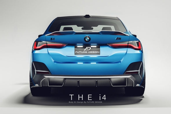 BMW i4 G26 2022+ Carbon Fiber Rear Spoiler by Future Design