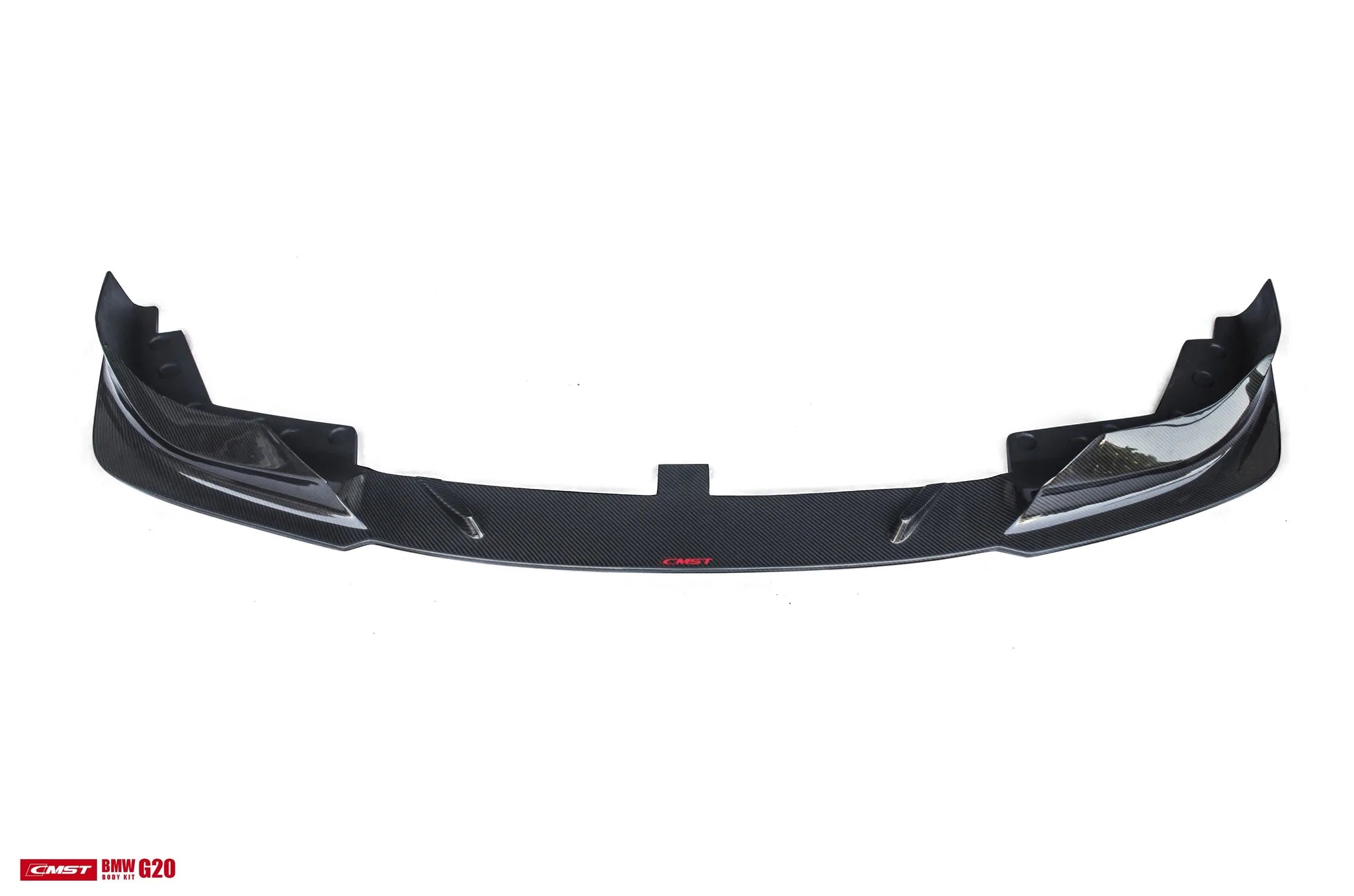 Spec-D Tuning Glossy Black Front Lip Spoiler Splitter Compatible with  Mercedes Benz C-Class W205 2019-2021 