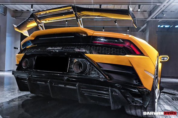 DarwinPro 2019-2022 Lamborghini Huracan EVO OD Style Dry Carbon Rear Diffuser