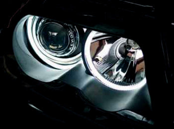 BMW E46 02-05 3-Series Sedan Projector Headlight CCFL Angel Eyes