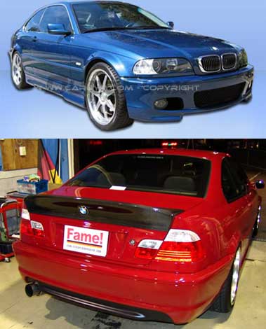 BMW E46 3-Series Coupe 1999-2006 ///M-Tech Style Front Bumper