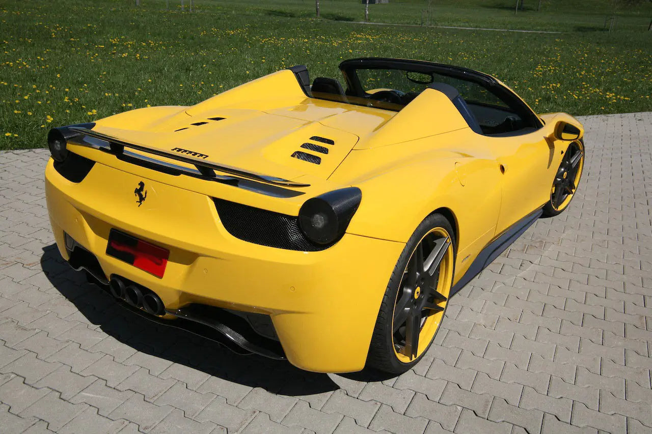 Easy Spoiler Design Novitec Style 458 Carbon Fiber Rear Wing Spoiler | CarGym