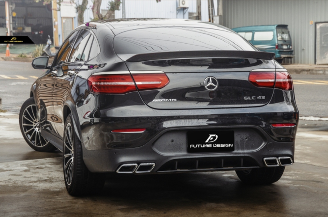 Future Design GLC63 Style Carbon Fiber Rear Spoiler for Mercedes Benz –  CarGym