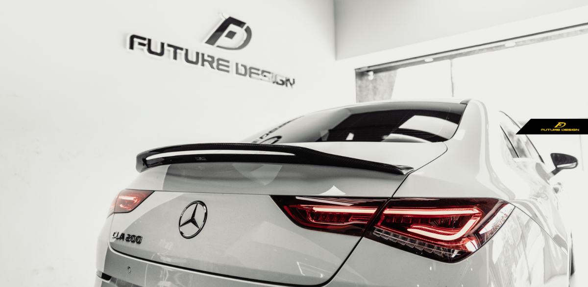 Future Design Carbon Fiber Rear Spoiler For Mercedes-Benz CLA C118 CLA –  CarGym
