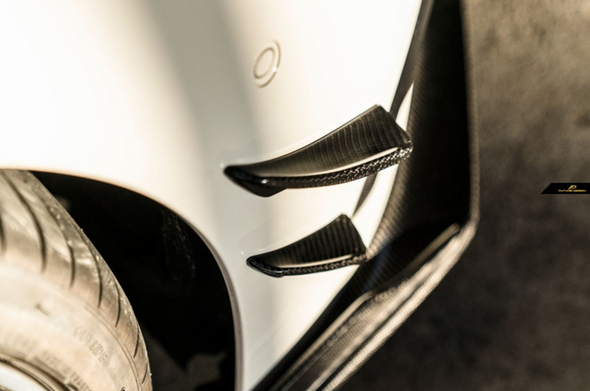 Future Design Carbon Fiber Front Canards For Mercedes-Benz CLA C118 CLA45 CLA35 CLA250