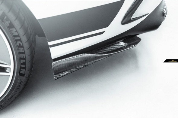 Future Design Carbon Fiber Rear Bumper Side Splitter For CLA C118 CLA45 CLA35 CLA250 2020+