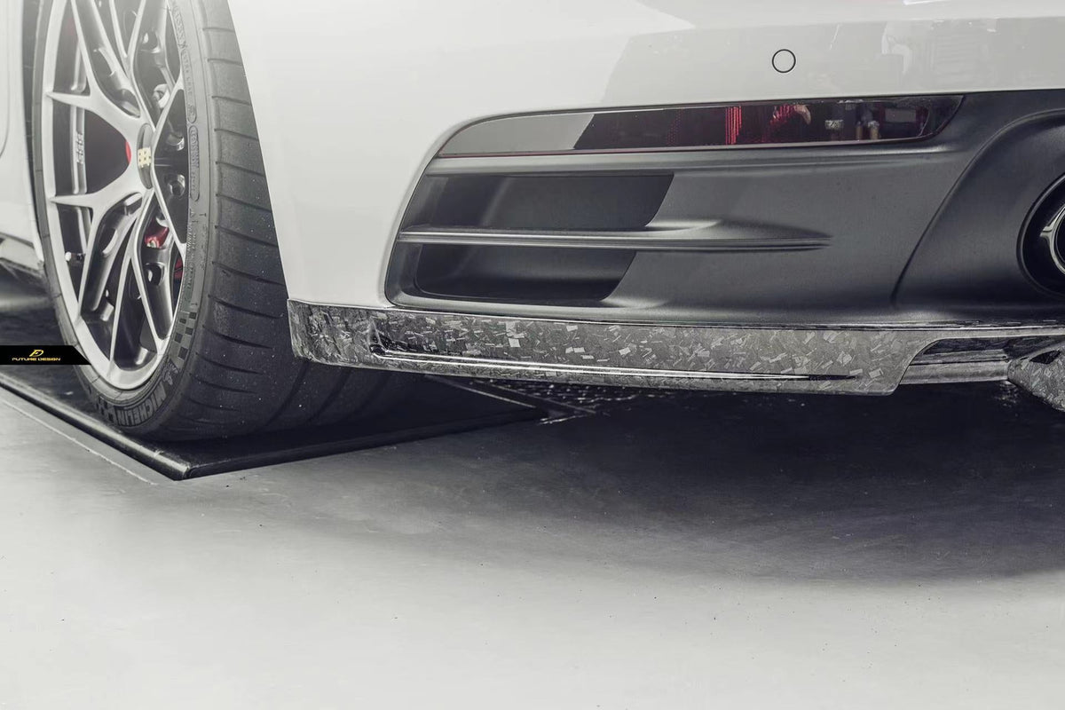 Future Design Carbon Fiber Rear Diffuser for Porsche 911 992 Carrera ...
