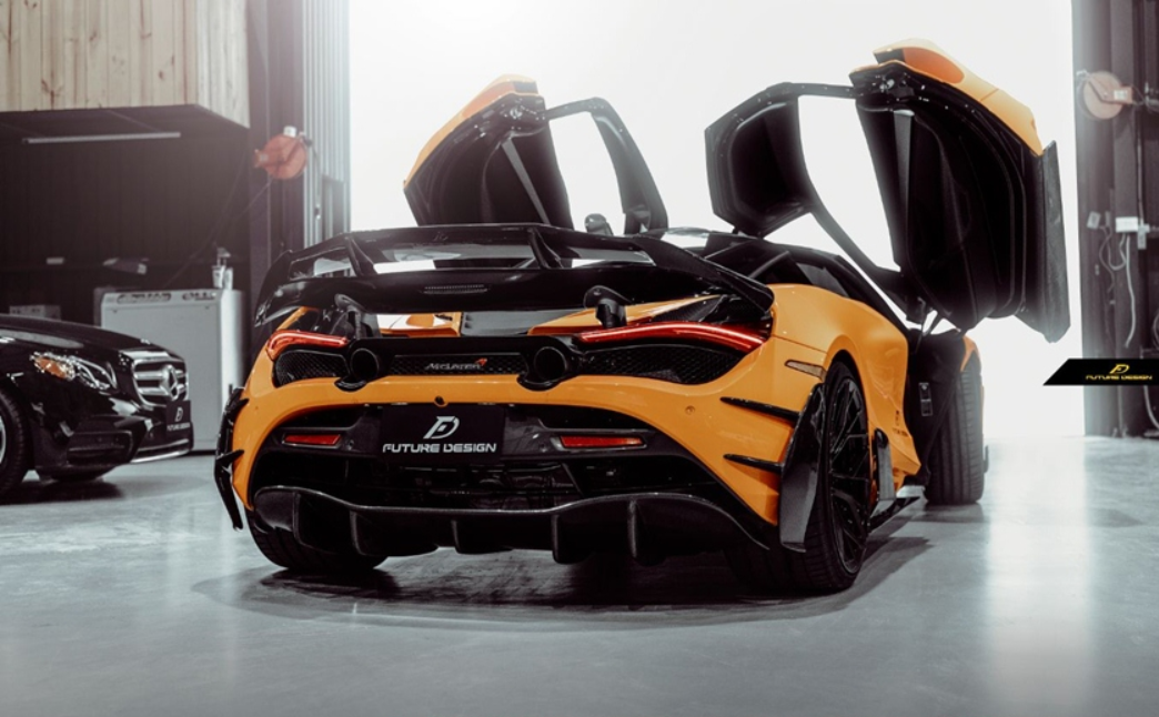 720s Rear Future Design Carbon Fiber Rear Diffuser for McLaren 720S – CarGym