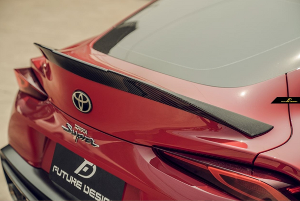 Future Design Carbon Fiber Ducktail Rear Spoiler For Toyota Supra A90 GR