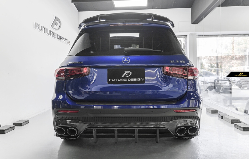 Future Design Carbon Fiber Rear Diffuser for Mercedes Benz GLB 250 AMG ...