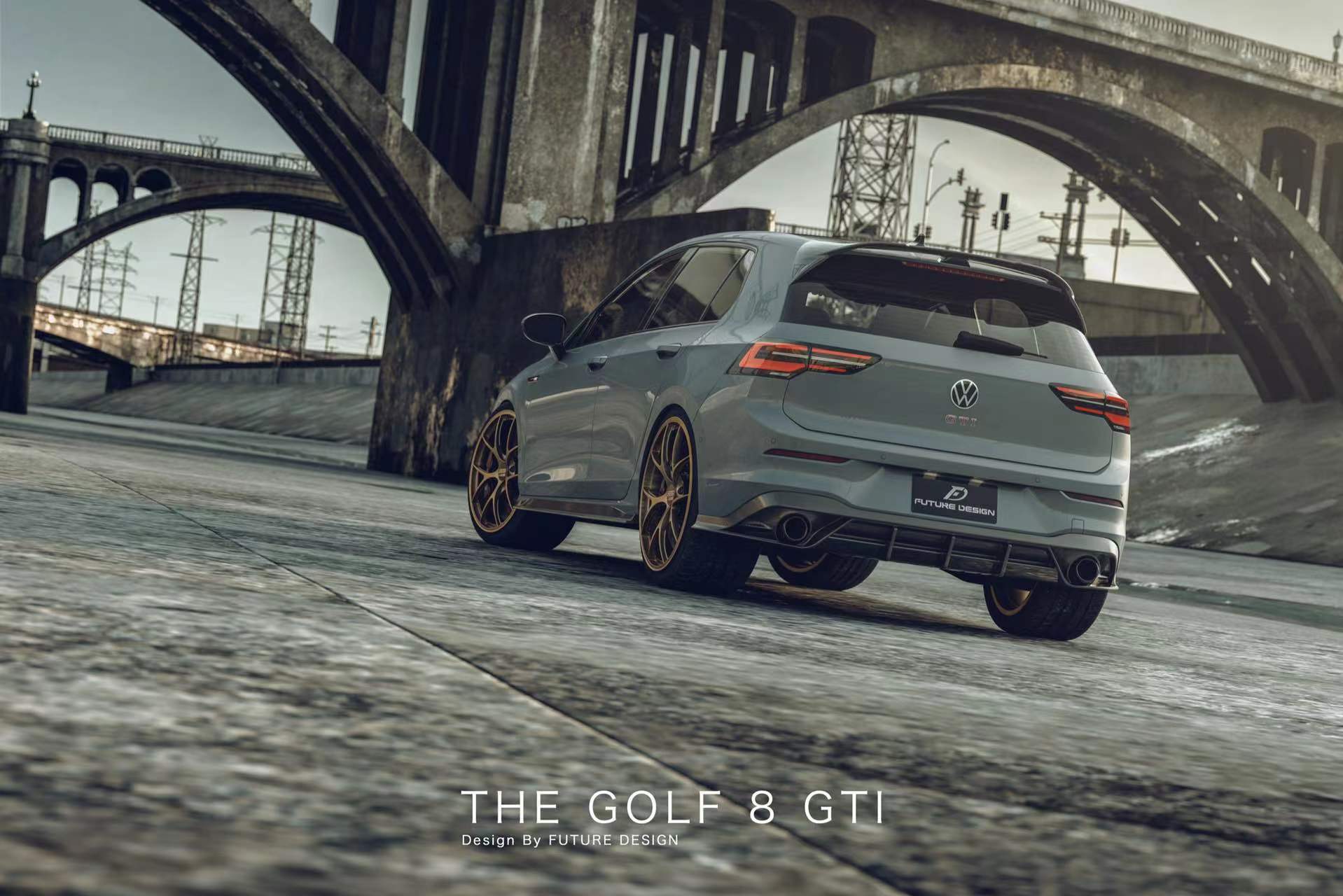 Volkswagen Golf 8 GTI MK8 Carbon Fiber Side Skirts by Future Design – CarGym