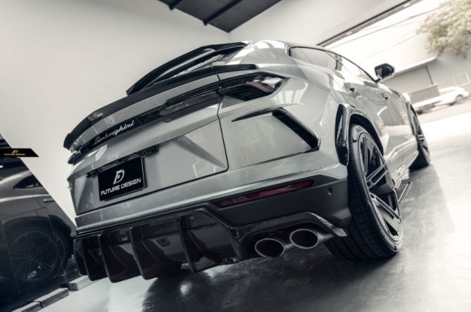 Future Design Carbon Fiber Rear Diffuser for Lamborghini Urus – CarGym