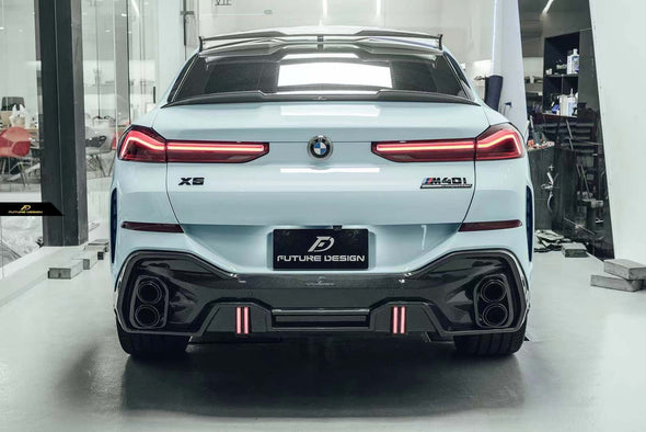 Future Design Carbon Fiber Rear Spoiler for BMW X6 X6M G06 2020+