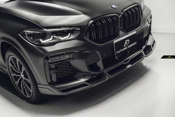 Future Design Carbon Fiber Front Lip for BMW X6 G06 2020+