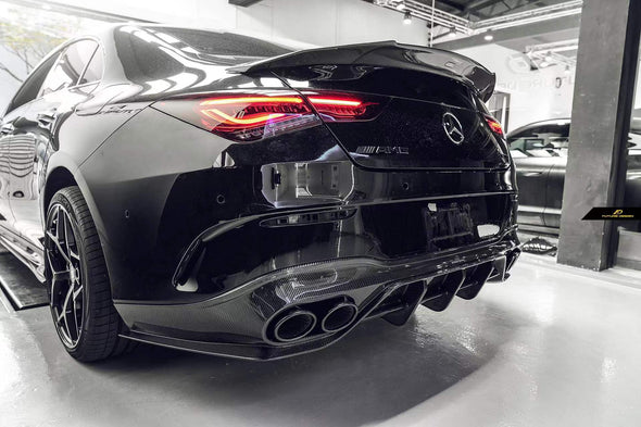 Future Design Carbon Fiber Rear Diffuser For Mercedes-Benz CLA C118 CLA45 CLA35 CLA250