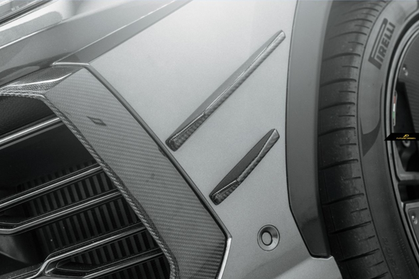 Future Design Carbon Fiber Front Bumper Canards 6 PCS FOR Lamborghini Urus