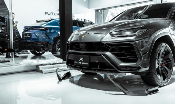 Future Design Carbon Fiber Front Lip Splitter for Lamborghini Urus