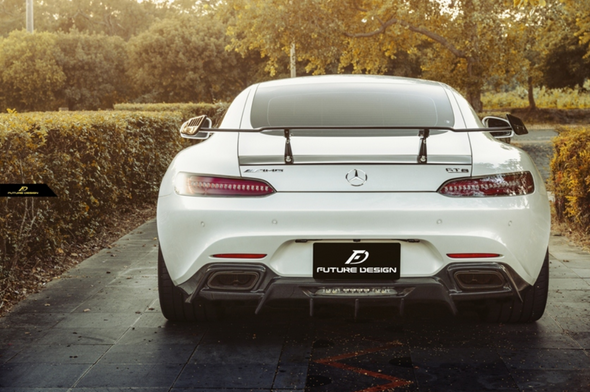 Future Design RT Style Carbon Fiber Rear Spoiler Wing For Mercedes-Benz AMG GT GTS C190 2015+