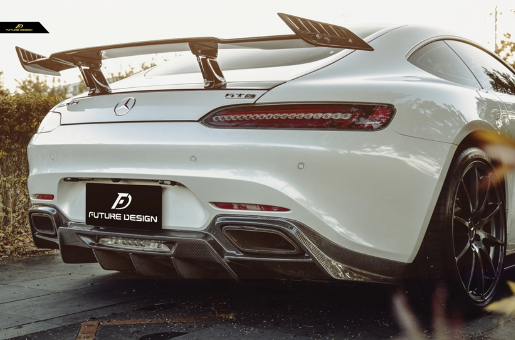 Future Design RT Style Carbon Fiber Rear Spoiler Wing For Mercedes-Ben ...