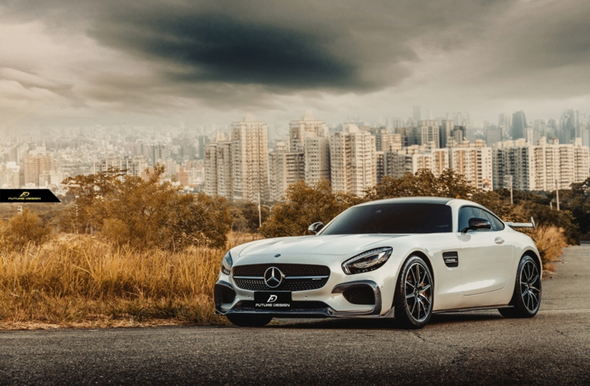 Future Design RT Style Carbon Fiber Side Skirts For Mercedes-Benz AMG GT GTS C190 2015+