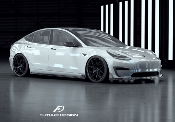 Future Design Carbon Fiber Full Body Kit for Tesla Model 3