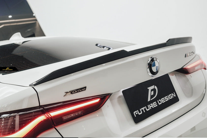 Future Design Carbon Fiber Rear Spoiler Wing for BMW 4-Series G22 Coup –  CarGym