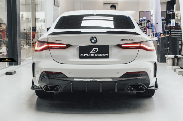 Future Design Carbon Fiber Rear Spoiler Wing for BMW 4-Series G22 Coupe