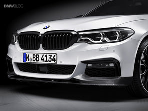 BMW 5-Series G30 M-Performance Style Carbon Fiber Front Spoiler