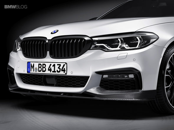 BMW 5-Series G30 M-Performance Style Carbon Fiber Front Spoiler
