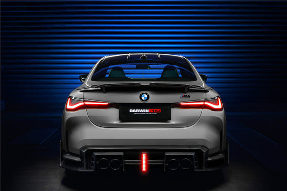 DarwinPro 2021+ BMW M4 G82/G83 BKSS Style Carbon Fiber Rear Diffuser w/ Side Flaps