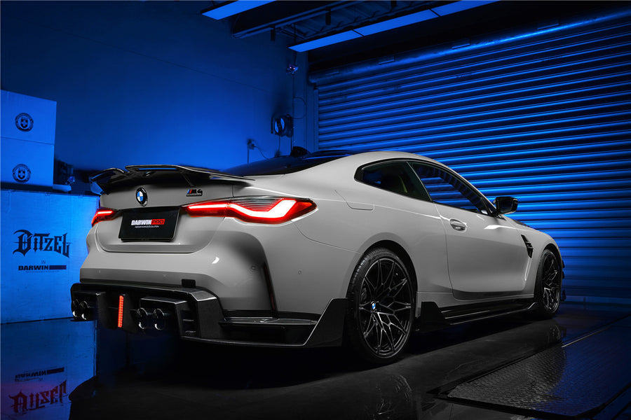 DarwinPro 2021+ BMW M4 G82/G83 BKSS Style Carbon Fiber Rear Diffuser w ...