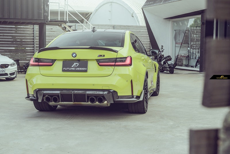 Future Design Carbon Fiber M Performance Rear Diffuser for M3 G80 & M4 ...