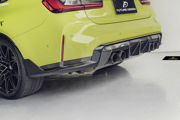 Future Design Carbon Fiber M Performance Rear Diffuser for M3 G80 & M4 ...
