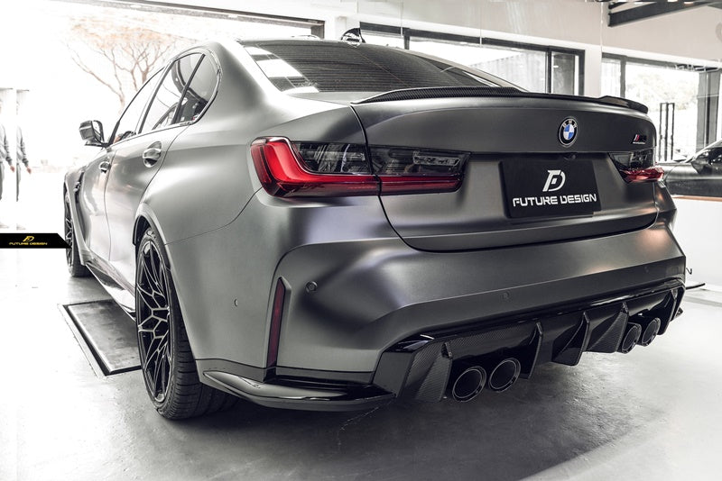 Future Design Carbon Fiber M Performance Rear Diffuser for M3 G80 & M4 ...