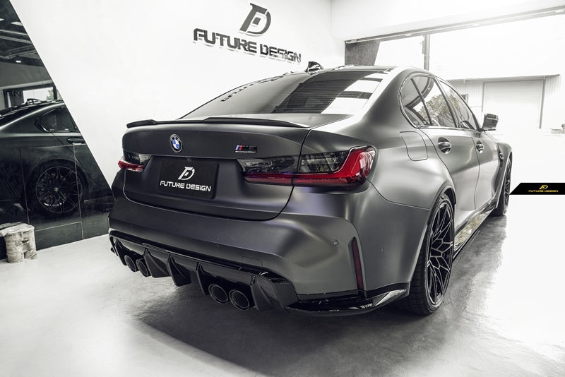 Future Design Carbon Fiber M Performance Rear Diffuser for M3 G80 & M4 ...