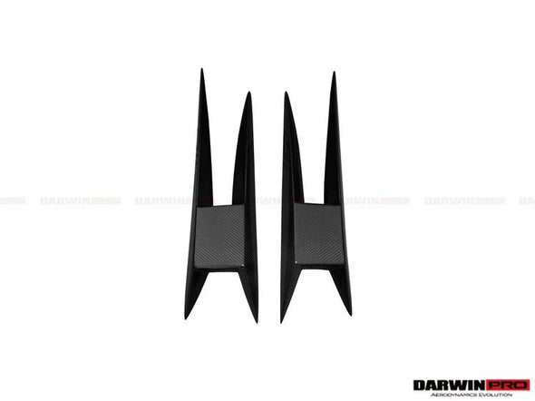 Darwinpro 2004-2014 Lamborghini Gallardo BKSS Style Side Skirts Caps
