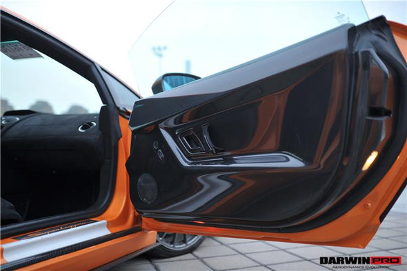Darwinpro 2004-2014 Lamborghini Gallardo Coupe Carbon Fiber Inner Door Panels