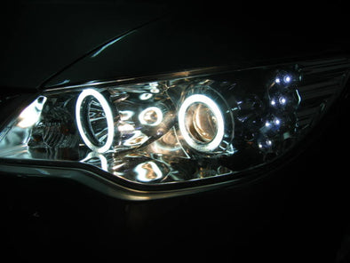 Acura CSX / Honda Civic 06+ Chrome Headlight w/ CCFL Angel Eyes