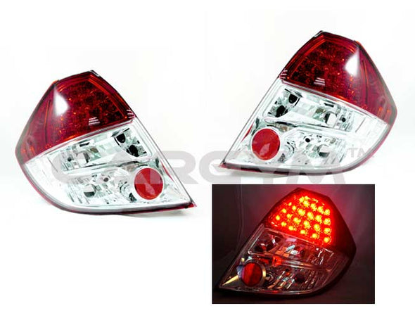 Honda 2008+ Fit / Jazz Red & Clear LED Taillight