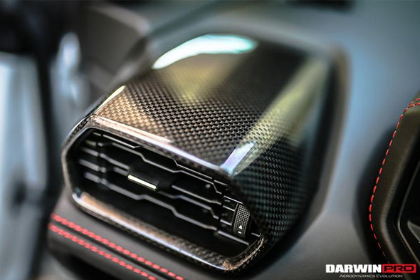 Darwinpro 2015-2019 Lamborghini Huracan LP610/LP580 Autoclave Carbon Fiber AC Panel Trim