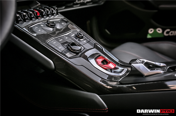 Darwinpro 2015-2019 Lamborghini Huracan LP610/LP580 Autoclave Carbon Fiber Center Console Tunnel