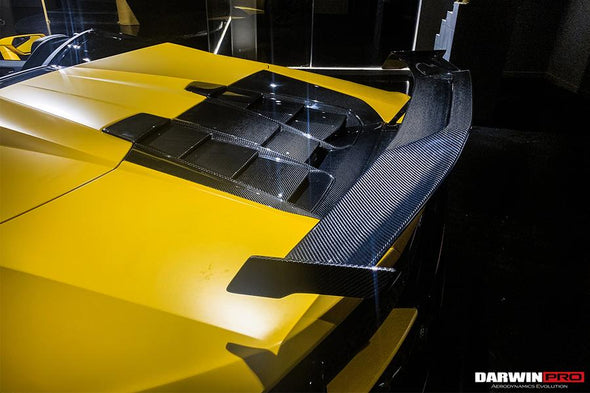 DarwinPro 2019-2022 Lamborghini Huracan EVO Spyder OD Style Dry Carbon Engine Trunk