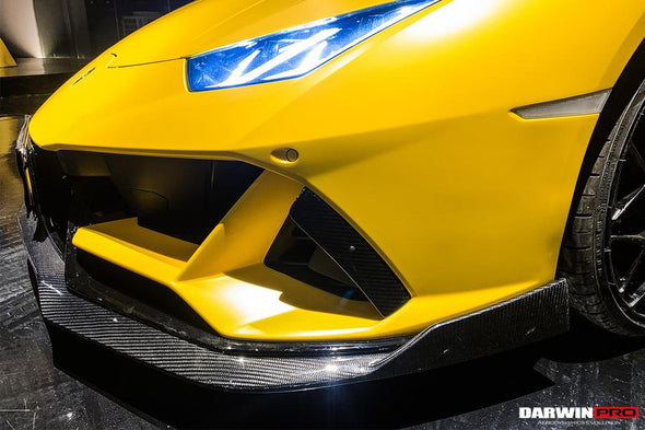 DarwinPro 2019-2022 Lamborghini Huracan EVO OD Style Dry Carbon Front Lip
