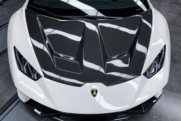 Darwinpro 2015-2020 Lamborghini Huracan LP610/LP580 BKSS Style Carbon Fiber Hood